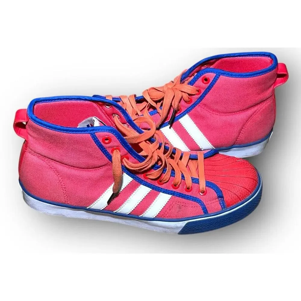Rare Vintage Adidas‎ Hightop Philadelphia 76ers Red Men’s 10.5 Read Description